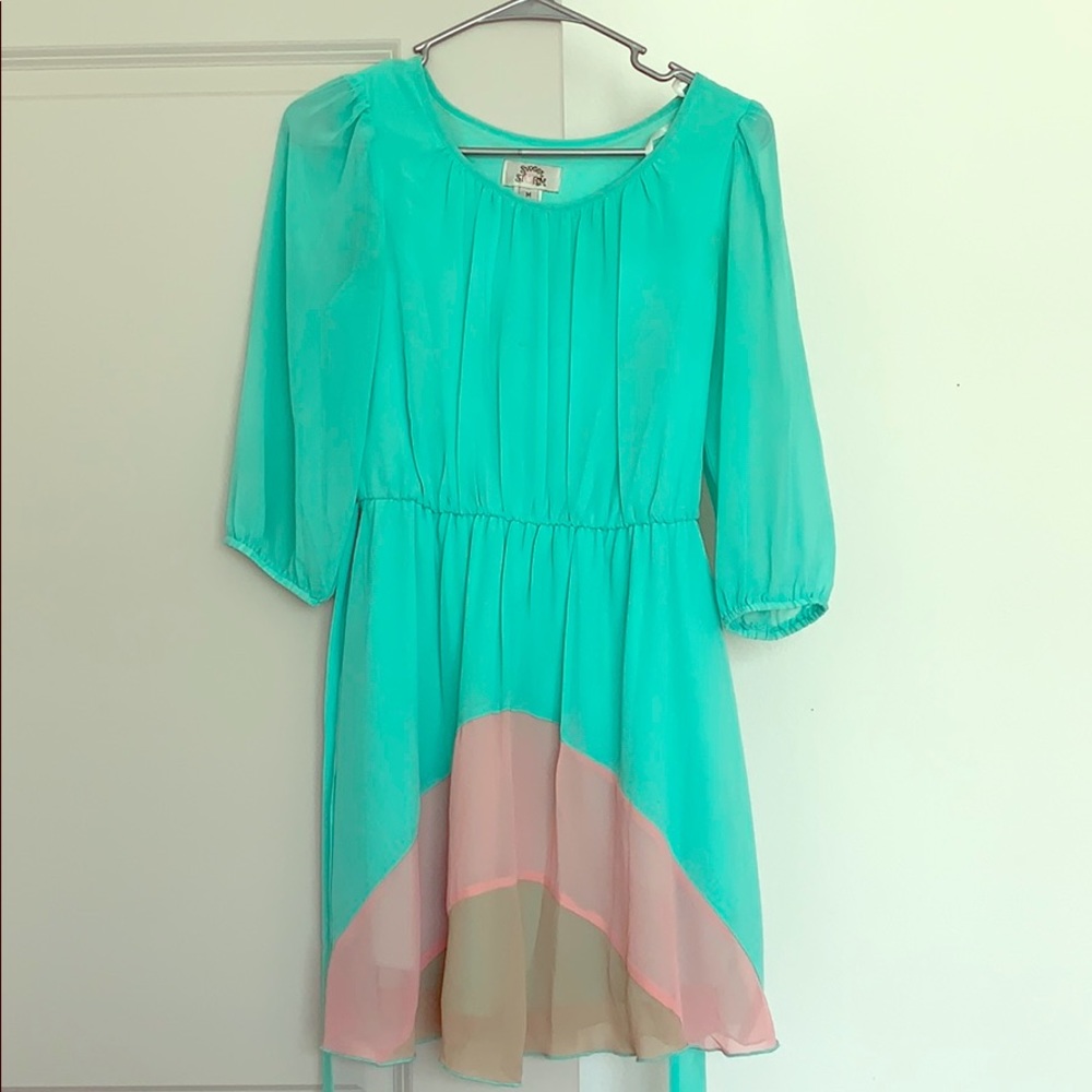 Turquoise dress